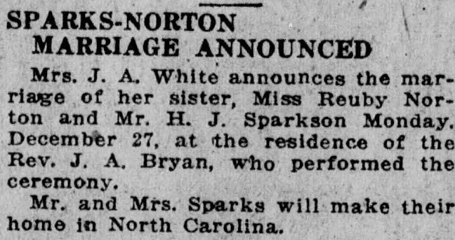 Reuby Norton-H.J. Sparkson